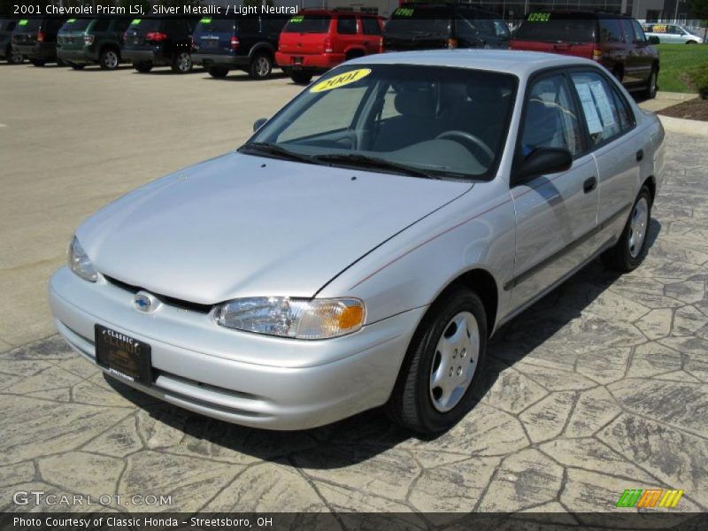 Silver Metallic / Light Neutral 2001 Chevrolet Prizm LSi