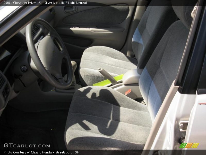 Silver Metallic / Light Neutral 2001 Chevrolet Prizm LSi