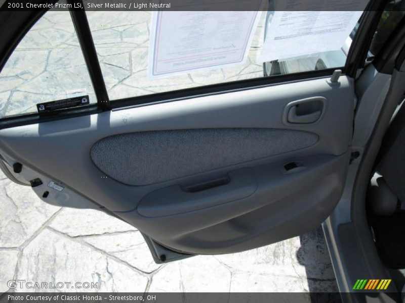 Silver Metallic / Light Neutral 2001 Chevrolet Prizm LSi