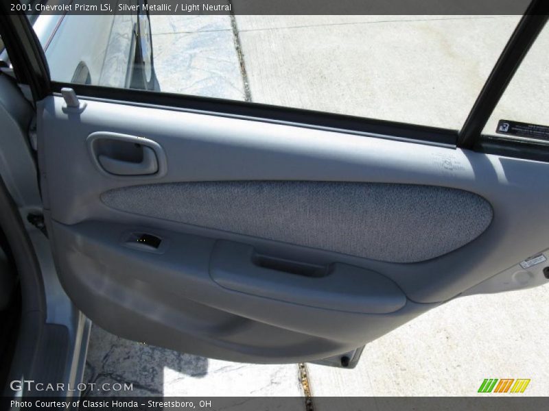 Silver Metallic / Light Neutral 2001 Chevrolet Prizm LSi