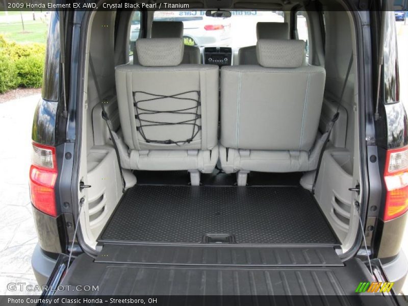 Crystal Black Pearl / Titanium 2009 Honda Element EX AWD