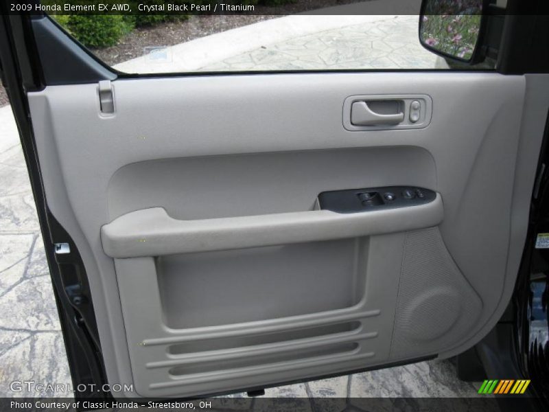 Crystal Black Pearl / Titanium 2009 Honda Element EX AWD