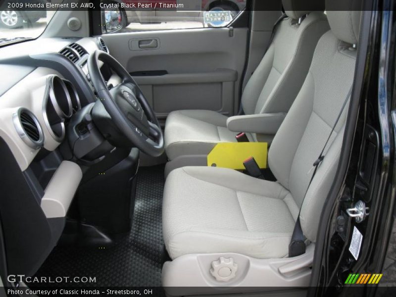 Crystal Black Pearl / Titanium 2009 Honda Element EX AWD