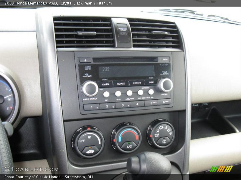 Crystal Black Pearl / Titanium 2009 Honda Element EX AWD