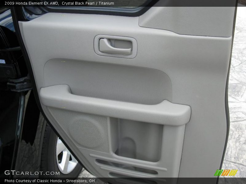 Crystal Black Pearl / Titanium 2009 Honda Element EX AWD