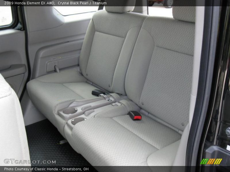 Crystal Black Pearl / Titanium 2009 Honda Element EX AWD