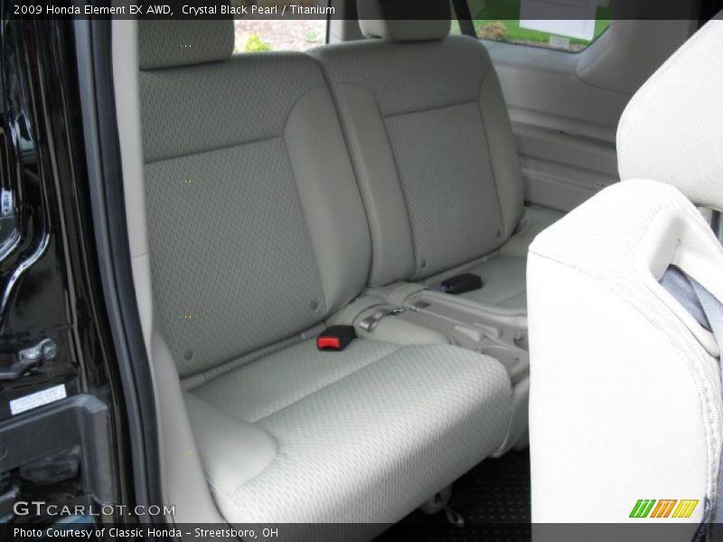Crystal Black Pearl / Titanium 2009 Honda Element EX AWD