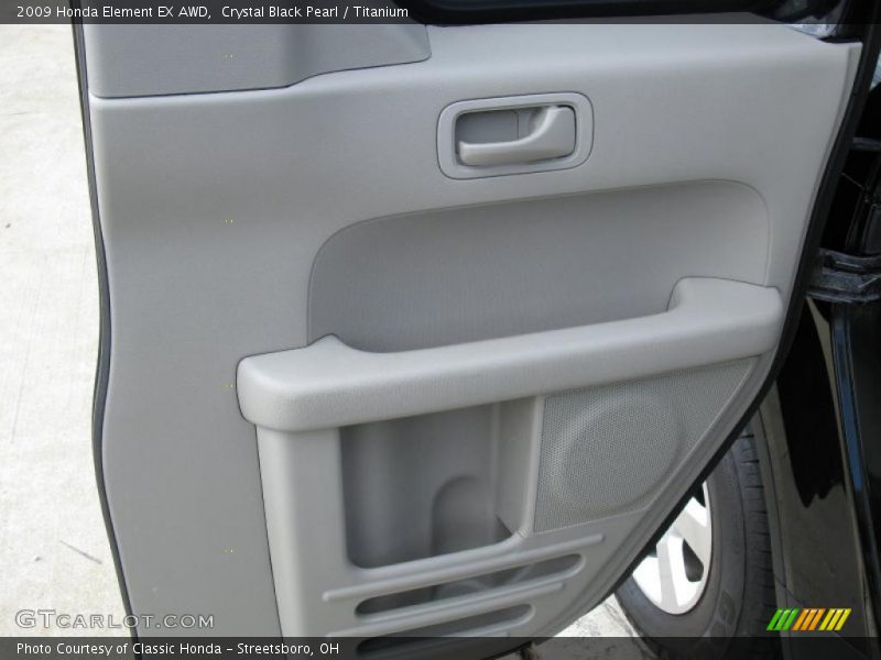 Crystal Black Pearl / Titanium 2009 Honda Element EX AWD