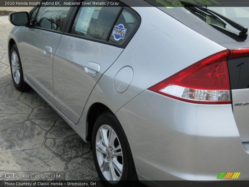 Alabaster Silver Metallic / Gray 2010 Honda Insight Hybrid EX