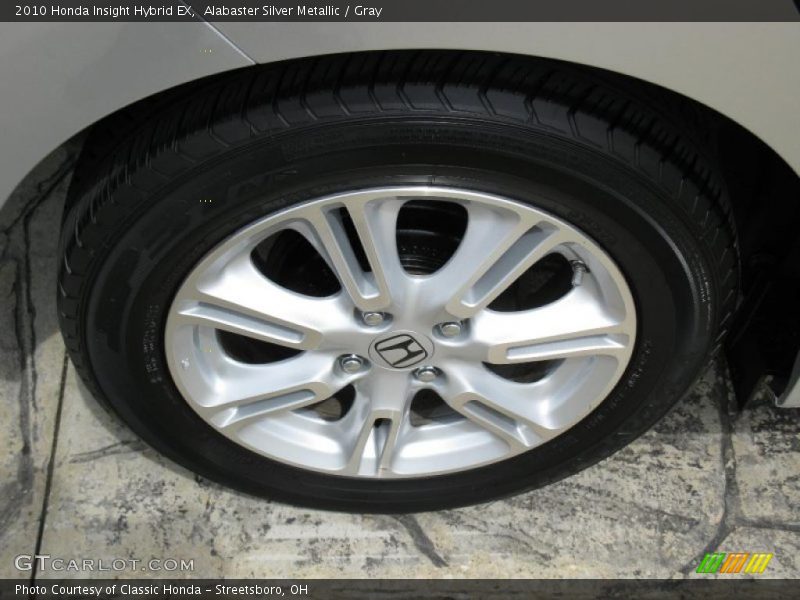 Alabaster Silver Metallic / Gray 2010 Honda Insight Hybrid EX