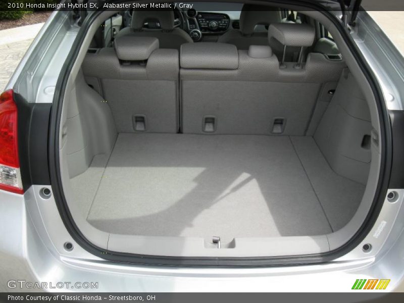 Alabaster Silver Metallic / Gray 2010 Honda Insight Hybrid EX