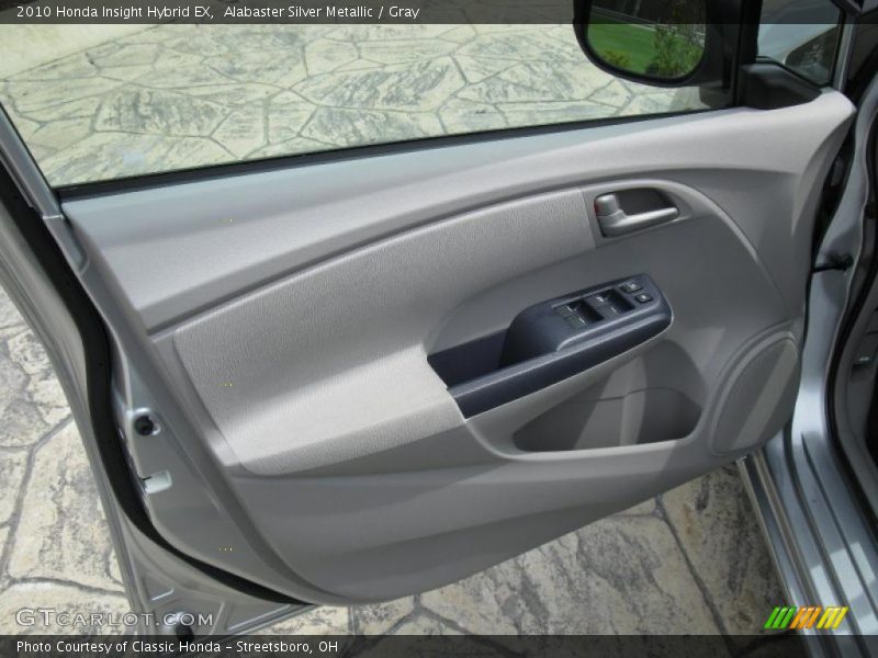 Alabaster Silver Metallic / Gray 2010 Honda Insight Hybrid EX