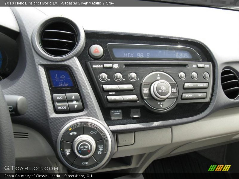 Alabaster Silver Metallic / Gray 2010 Honda Insight Hybrid EX