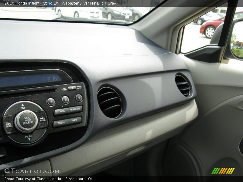 Alabaster Silver Metallic / Gray 2010 Honda Insight Hybrid EX