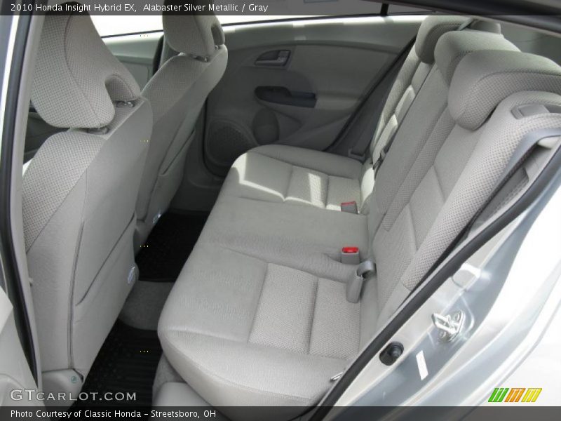 Alabaster Silver Metallic / Gray 2010 Honda Insight Hybrid EX
