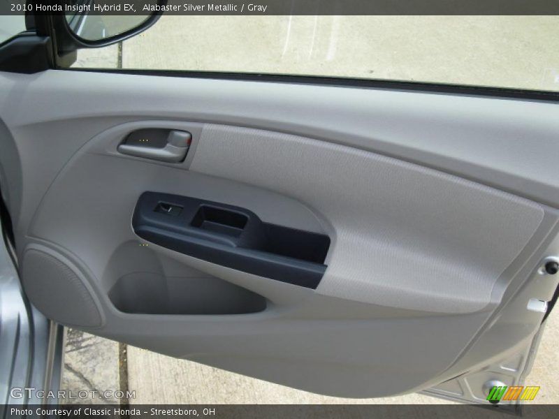 Alabaster Silver Metallic / Gray 2010 Honda Insight Hybrid EX