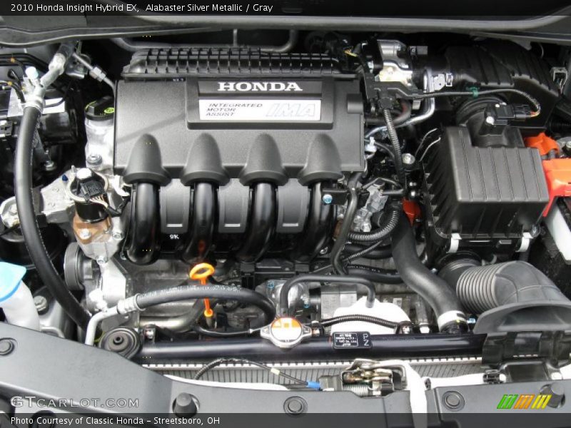 Alabaster Silver Metallic / Gray 2010 Honda Insight Hybrid EX