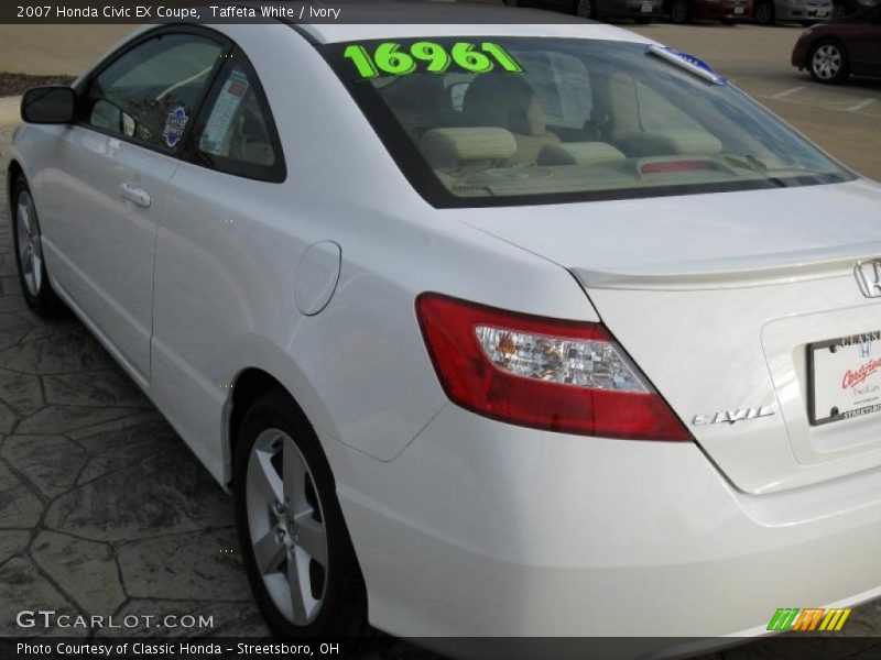 Taffeta White / Ivory 2007 Honda Civic EX Coupe