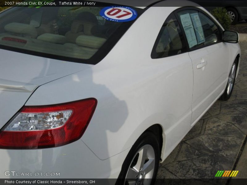 Taffeta White / Ivory 2007 Honda Civic EX Coupe