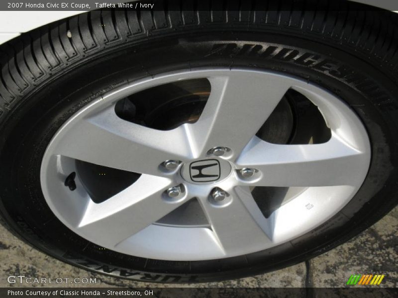Taffeta White / Ivory 2007 Honda Civic EX Coupe