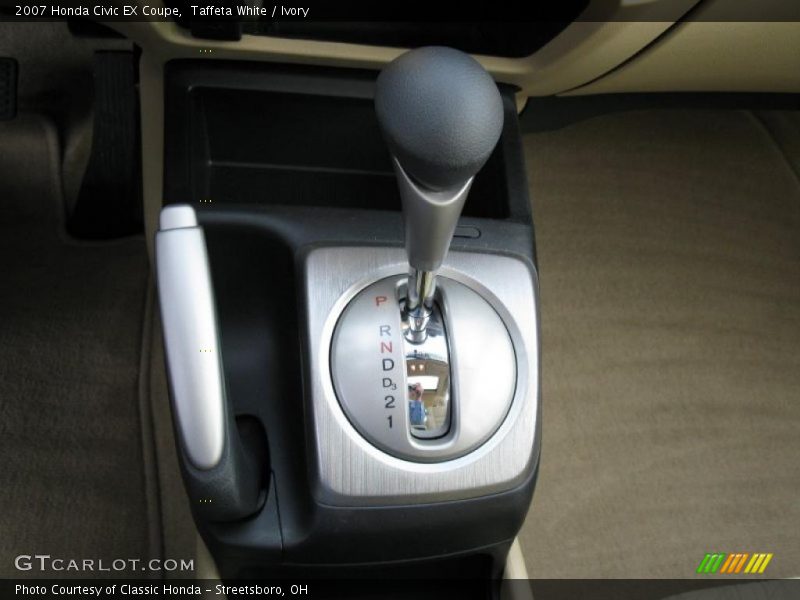Taffeta White / Ivory 2007 Honda Civic EX Coupe