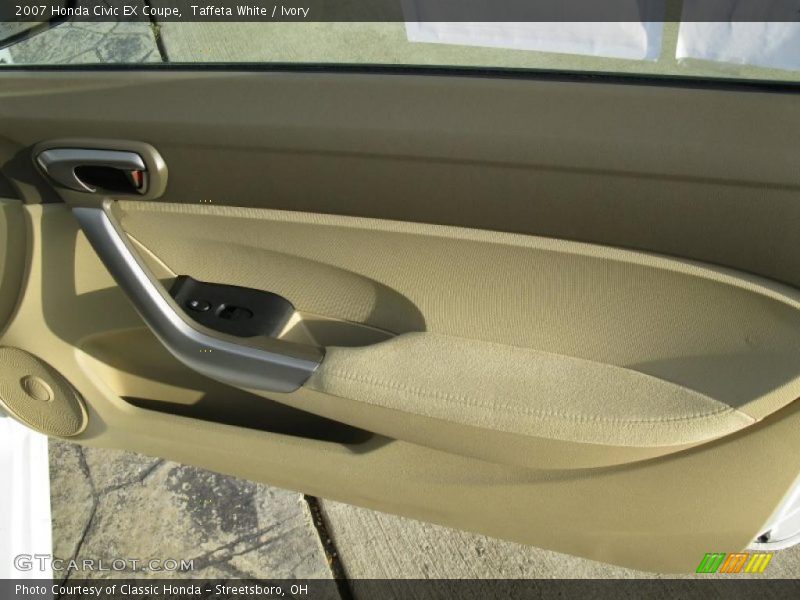 Taffeta White / Ivory 2007 Honda Civic EX Coupe