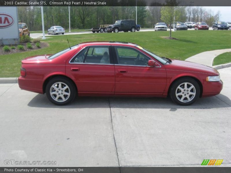 Crimson Red Pearl / Neutral Shale 2003 Cadillac Seville STS