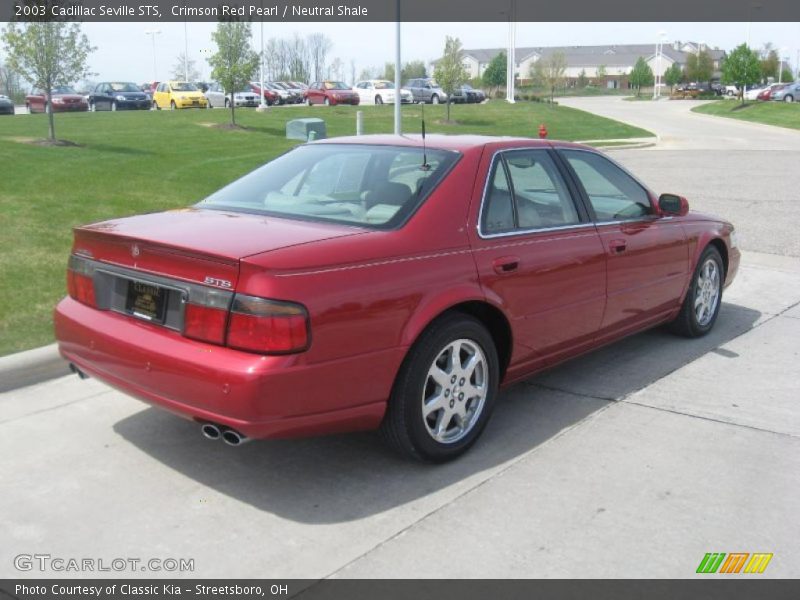 Crimson Red Pearl / Neutral Shale 2003 Cadillac Seville STS