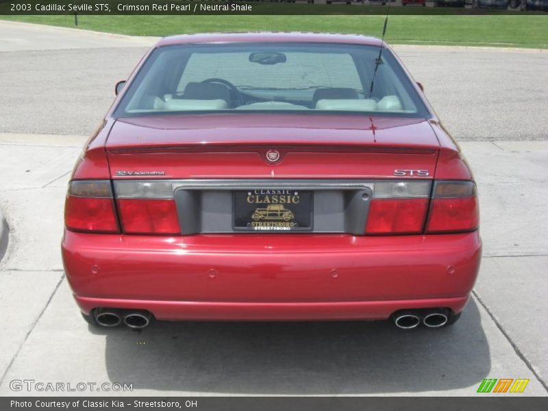Crimson Red Pearl / Neutral Shale 2003 Cadillac Seville STS