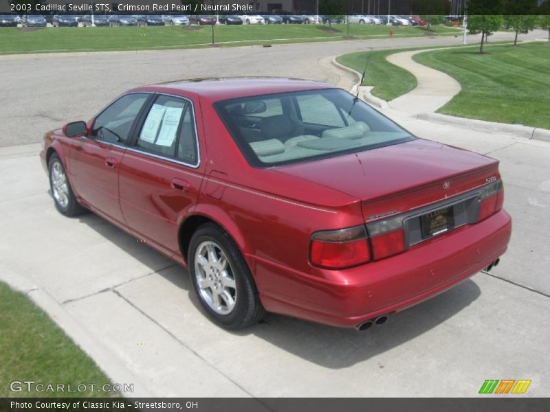 Crimson Red Pearl / Neutral Shale 2003 Cadillac Seville STS