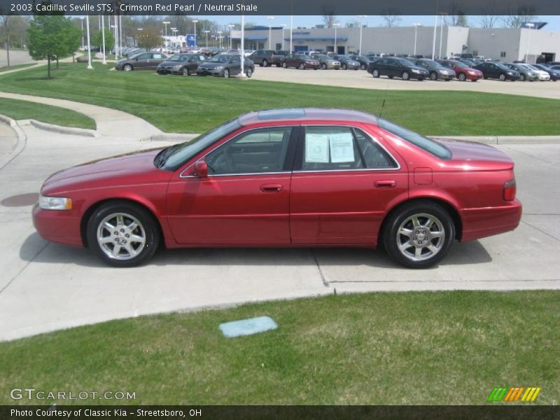 Crimson Red Pearl / Neutral Shale 2003 Cadillac Seville STS