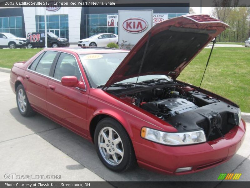 Crimson Red Pearl / Neutral Shale 2003 Cadillac Seville STS