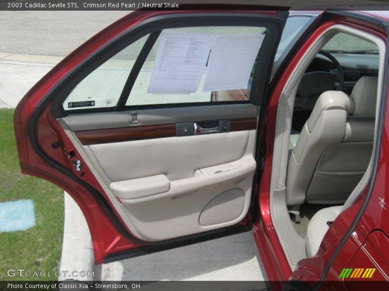 Crimson Red Pearl / Neutral Shale 2003 Cadillac Seville STS