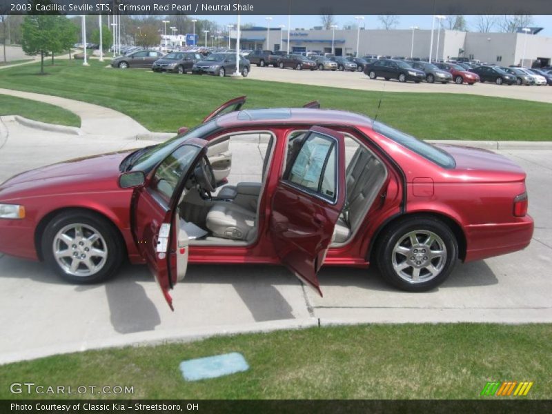 Crimson Red Pearl / Neutral Shale 2003 Cadillac Seville STS
