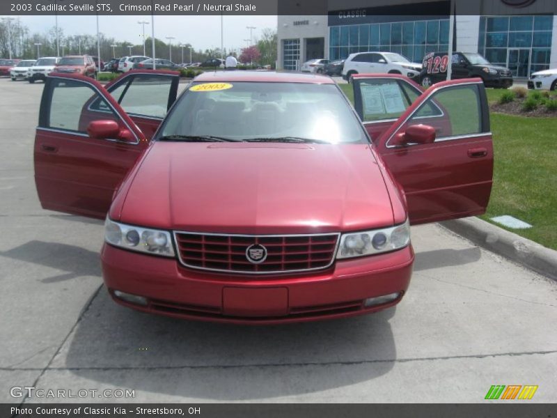 Crimson Red Pearl / Neutral Shale 2003 Cadillac Seville STS