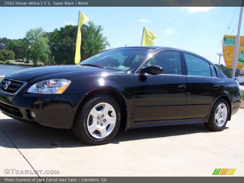 Super Black / Blond 2003 Nissan Altima 2.5 S