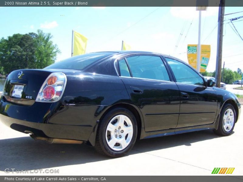 Super Black / Blond 2003 Nissan Altima 2.5 S