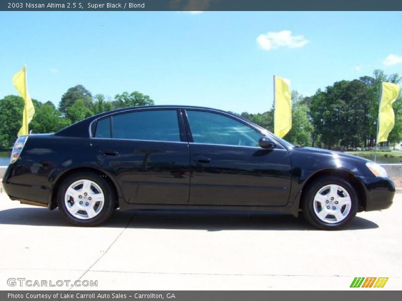 Super Black / Blond 2003 Nissan Altima 2.5 S