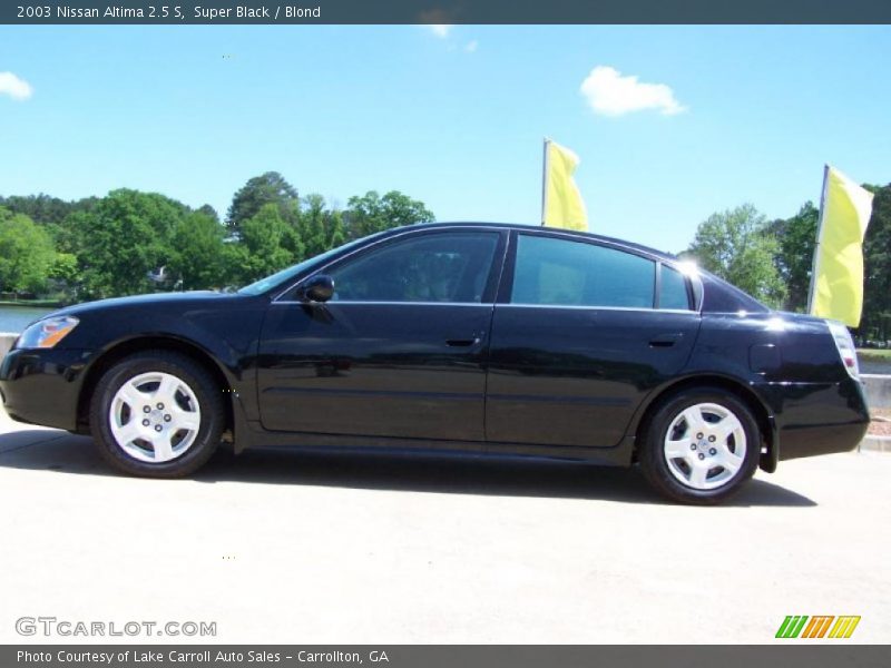 Super Black / Blond 2003 Nissan Altima 2.5 S