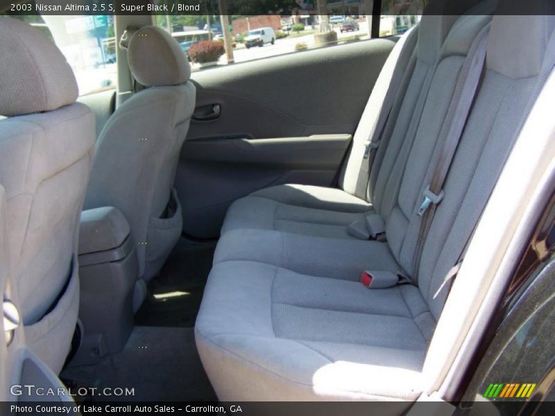 Super Black / Blond 2003 Nissan Altima 2.5 S