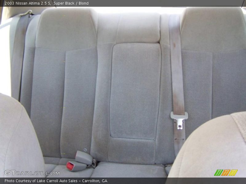 Super Black / Blond 2003 Nissan Altima 2.5 S