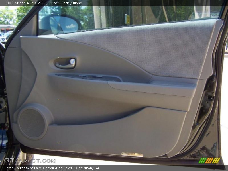 Super Black / Blond 2003 Nissan Altima 2.5 S
