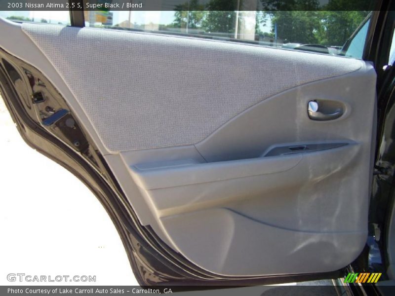 Super Black / Blond 2003 Nissan Altima 2.5 S