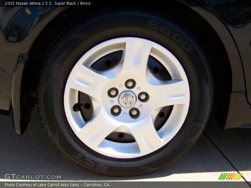 Super Black / Blond 2003 Nissan Altima 2.5 S