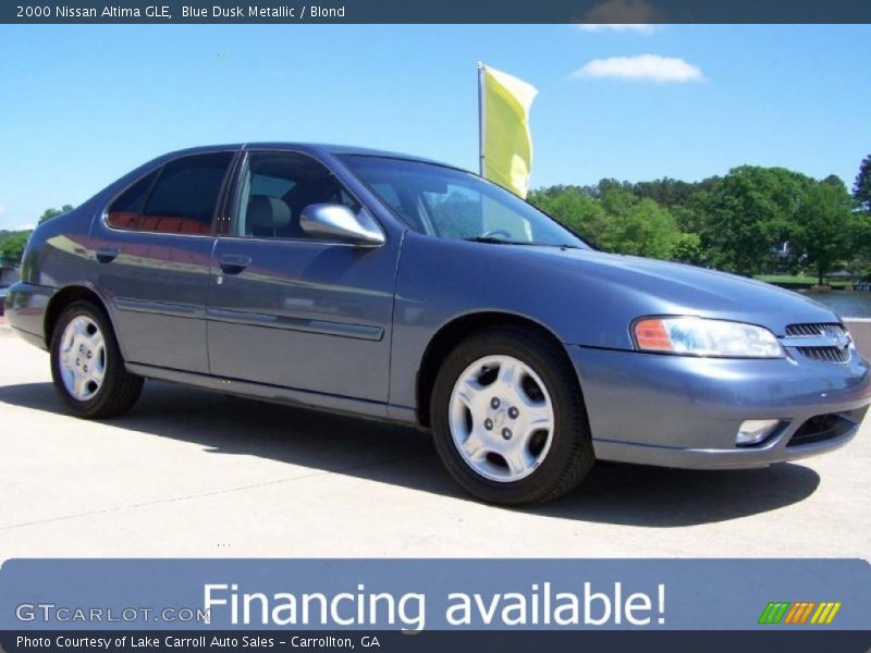 Blue Dusk Metallic / Blond 2000 Nissan Altima GLE