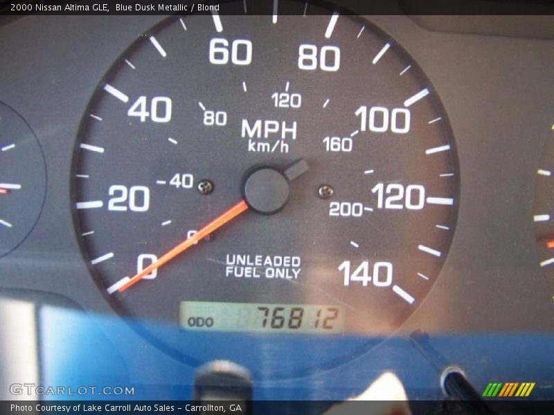 Blue Dusk Metallic / Blond 2000 Nissan Altima GLE