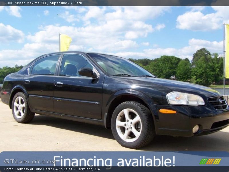 Super Black / Black 2000 Nissan Maxima GLE