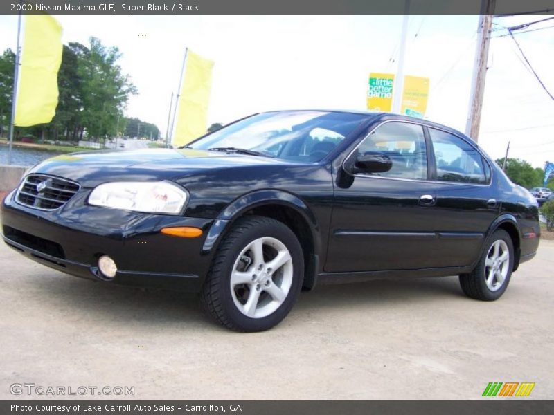 Super Black / Black 2000 Nissan Maxima GLE