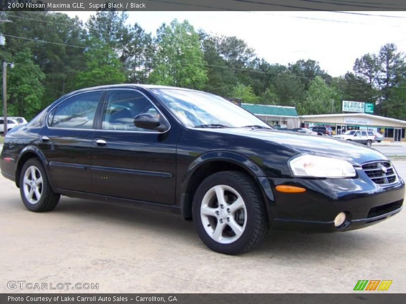 Super Black / Black 2000 Nissan Maxima GLE