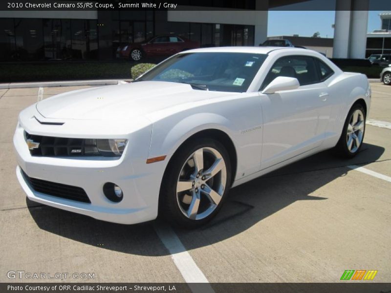 Summit White / Gray 2010 Chevrolet Camaro SS/RS Coupe